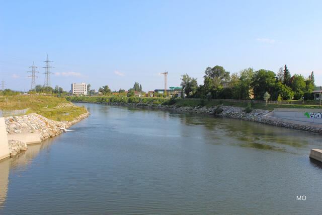 Graz Puntigam, nach dem Murkraftwerk