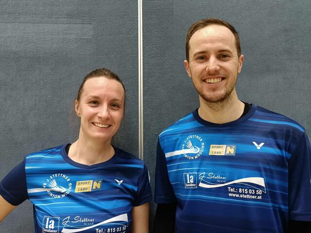 Dominik Stipsits und Réka Sárosi. | Foto: Badminton Mödling