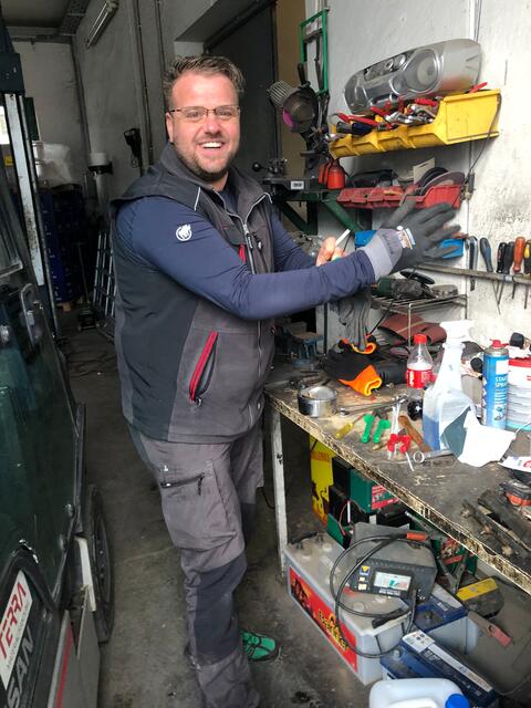 Stefan Sackl war der rettende Engel nach der Autopanne. | Foto: privat