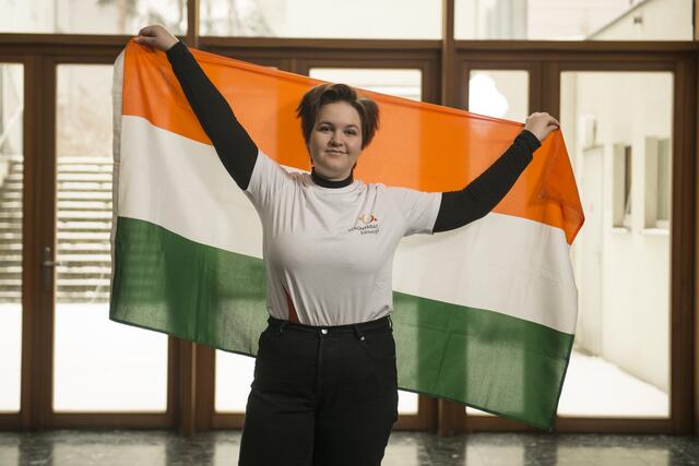 Mia Weinegg (18) aus der Wieden absolviert ihren Freiwilligeneinsatz in indischen Vijayawada. | Foto: Volontariat bewegt