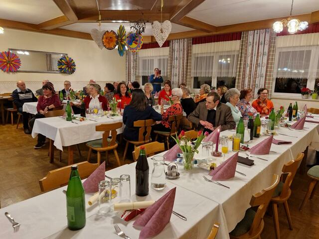 In Mooskirchen wurde sich zum Rückblick auf das Jahr 2022 rund um den Chor "pro musica" getroffen. | Foto: Wutte