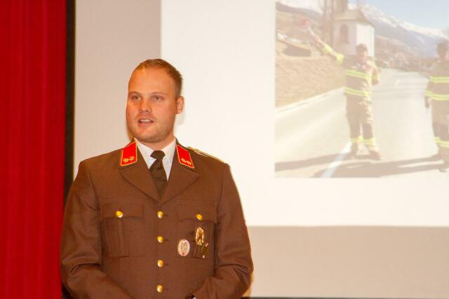 Patrick Köhle wurde als Kommandant der FF Kauns wiedergewählt. | Foto: Manuel Felbermayr