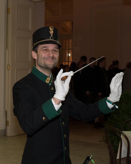  Kapellmeister Norbert Amon gab in der Wiener Hofburg den Takt an.