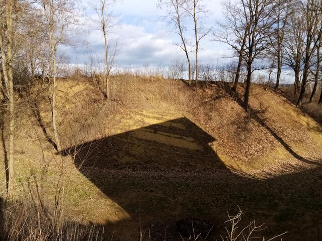Schaut mir nach einer aufgelassenen Sandgrube aus? 