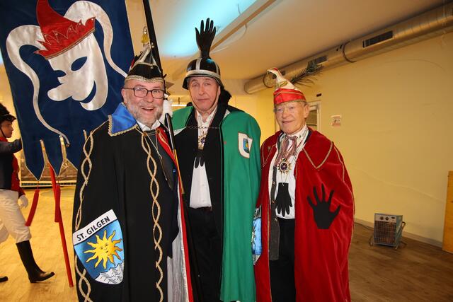 Otto Kloiber, Adi Preyhaupt, Ehrenpräsident Heinz Stadler.