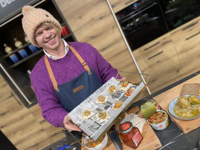 Julian Kutos: Dosenessen muss nicht abschreckend aussehen. | Foto: sm