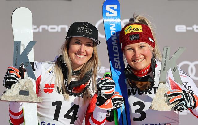 Conny Hütter und Tamara Tippler standen schon gemeinsam am Podest. | Foto: GEPA pictures