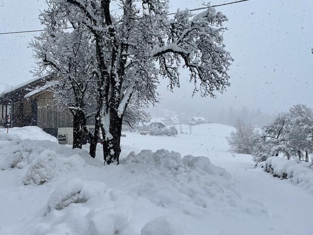 Wintereinbruch in Roßleithen. | Foto: Aigner 