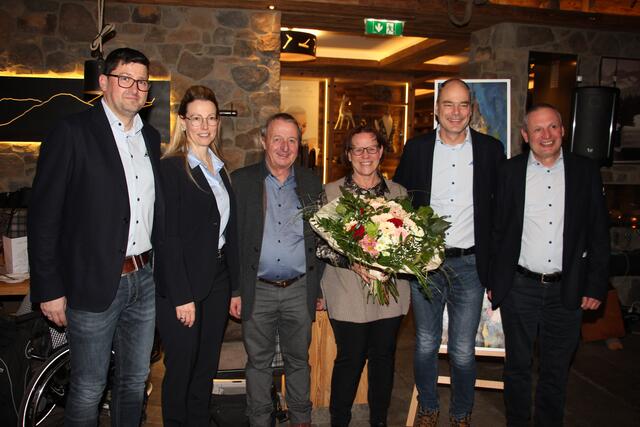 Christof Schalber, Claudia Plangger, Georg Geiger, Karoline Geiger, Stefan Mangott und Paul Greiter (v.l.). | Foto: Schwarz