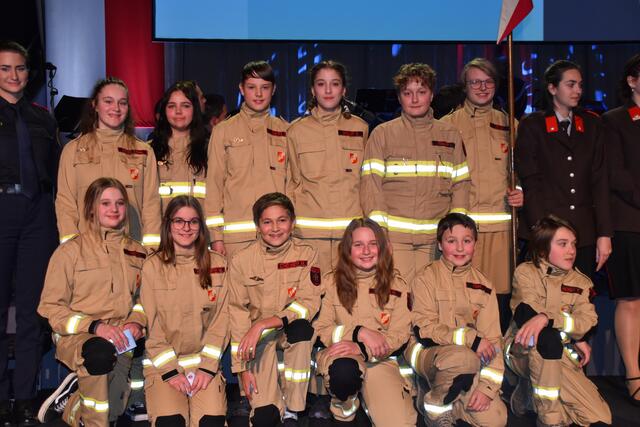 Die Feuerwehrjugend Uderns aus dem Zillertal