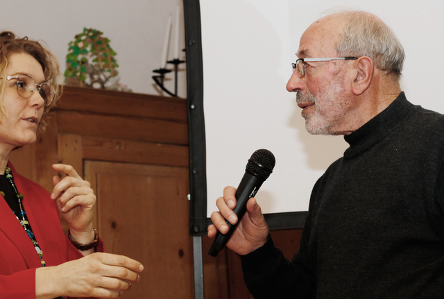 Franz Huber im Gespräch mit Gundi Jungmeier | Foto: Siegfried Gallhofer