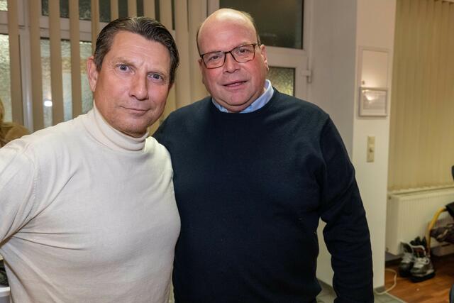 Wolfgang Pissecker (li.) und Präsident Thomas Meixner. | Foto: Markus Spitzauer