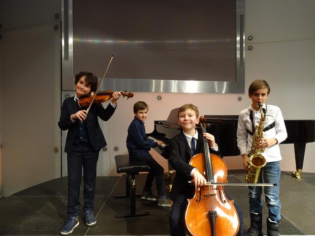 Lorenz Dichlberger, Elias Amenitsch, Maximilian Ditsch und Jakob Füsselberger | Foto: Simon Glösl