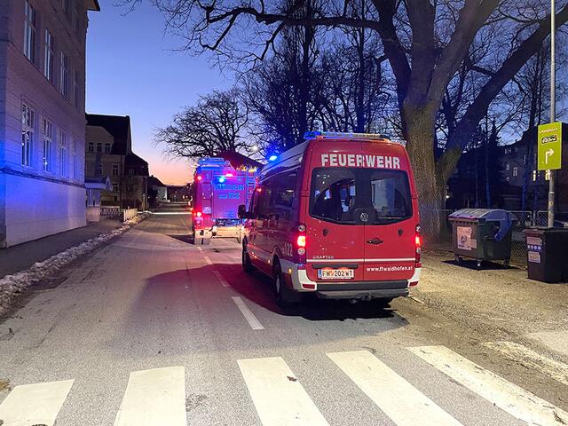 Feuerwehrkräfte am Einsatzort. | Foto: FF Waidhofen/Thaya