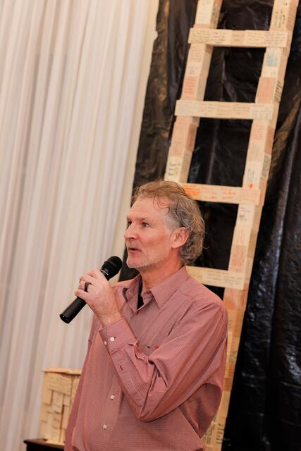 Die Leiter soll eine Verbindung zum Himmel schaffen und zur Dankbarkeit anregen. | Foto: G. Neuhold