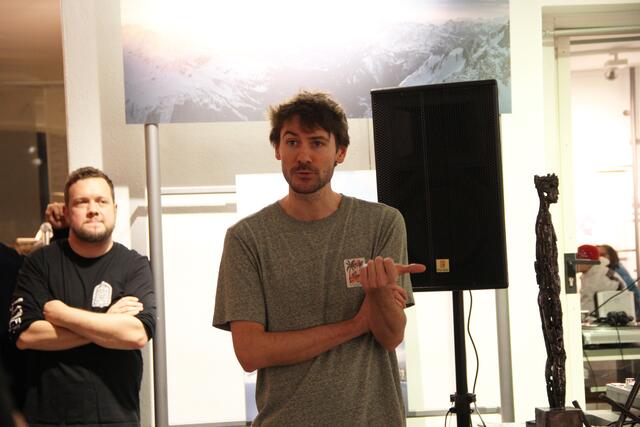 Talkesselmanager Florian Schweiger freut sich, dass der Raum in der Malserstraße 44 eine neue POP UP Nutzung gefunden hat! | Foto: Thurner