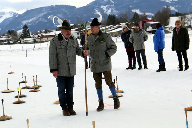 Xandi Oberhofer (links) und Hans Strobl (rechts) fungierten jeweils als Moar für den Pinzgau und den Pongau. | Foto: Gauverband/Hans Strobl