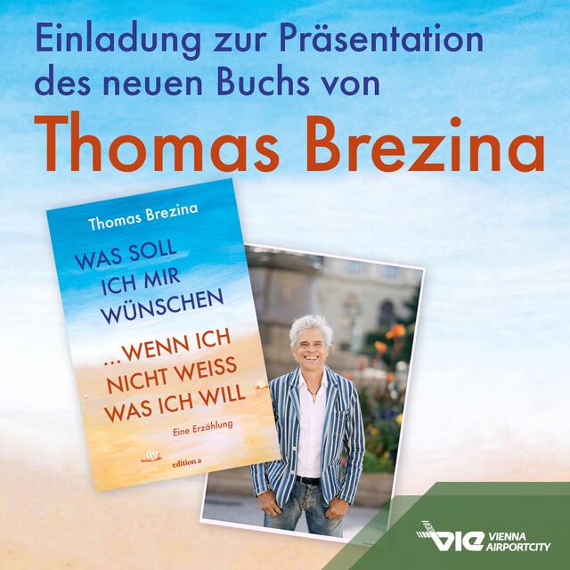 Erfolgsautor: Thomas Brezina präsentiert sein neues Buch am Flughafen ...
