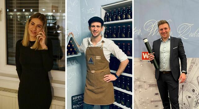 Die Lavanttaler Nadine Suess, Philipp Kramer und Martin Handl (von links) wagten trotz Krise den Schritt in die Selbstständigkeit. | Foto: Privat