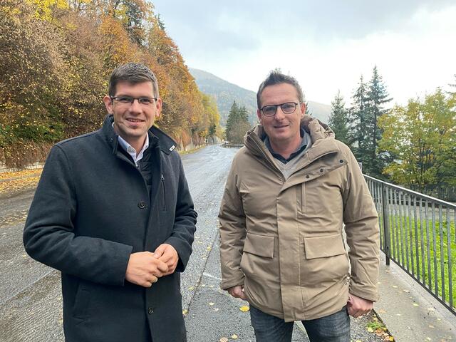 Landesrat Martin Gruber und Bürgermeister Michael Maier. | Foto: Büro LR Gruber