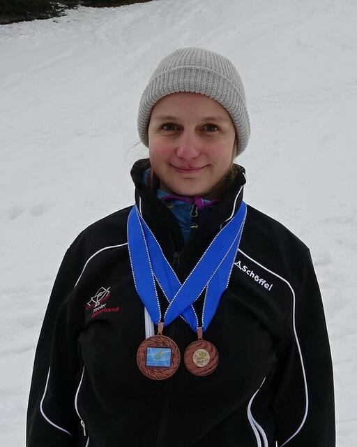 Magdalena Landerer (SC Kaunertal) holte bei den Shortcarver-Europameisterschaften in Damüls die Bronzemedaille. | Foto: ÖSV/A. Steiner