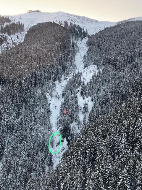 In diesem Gebiet verunglückte die 24-jährige Skifahrerin. | Foto: Libelle Salzburg