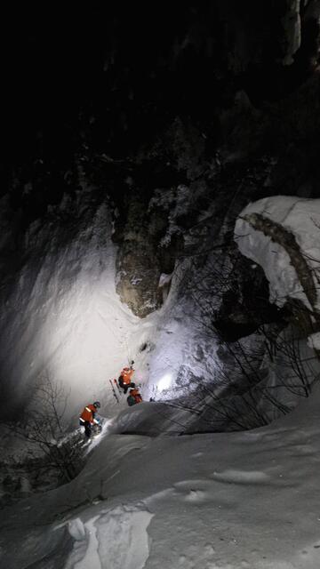 Suche nach verunglückter Skifahrerin auf der Schmittenhöhe in Zell am See. | Foto: Bergrettung Zell am See
