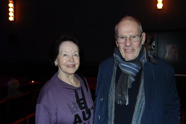 Zeitzeugin Herlinde Plangger mit Heinz Huber (Landeck TV).  | Foto: Elisabeth Zangerl 