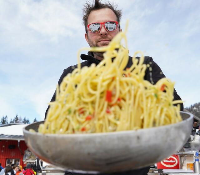 Auf der italienischen Seite darf man sich auch über italienische Köstlichkeiten freuen. | Foto: Fatlum Kurtaj