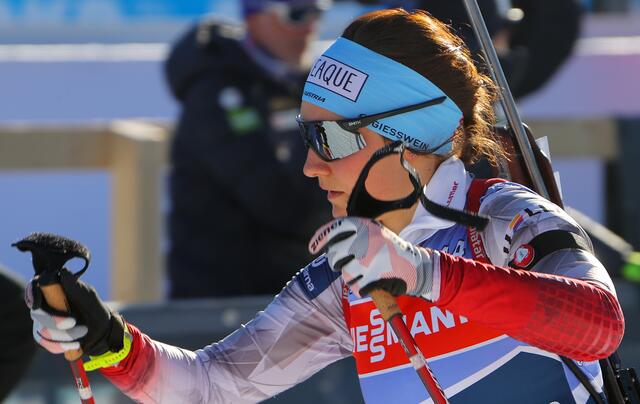 Dunja Zdouc erreichte mit dem Team Rang vier bei der WM-Mixed-Staffel | Foto: GEPA pictures/ Thomas Bachun