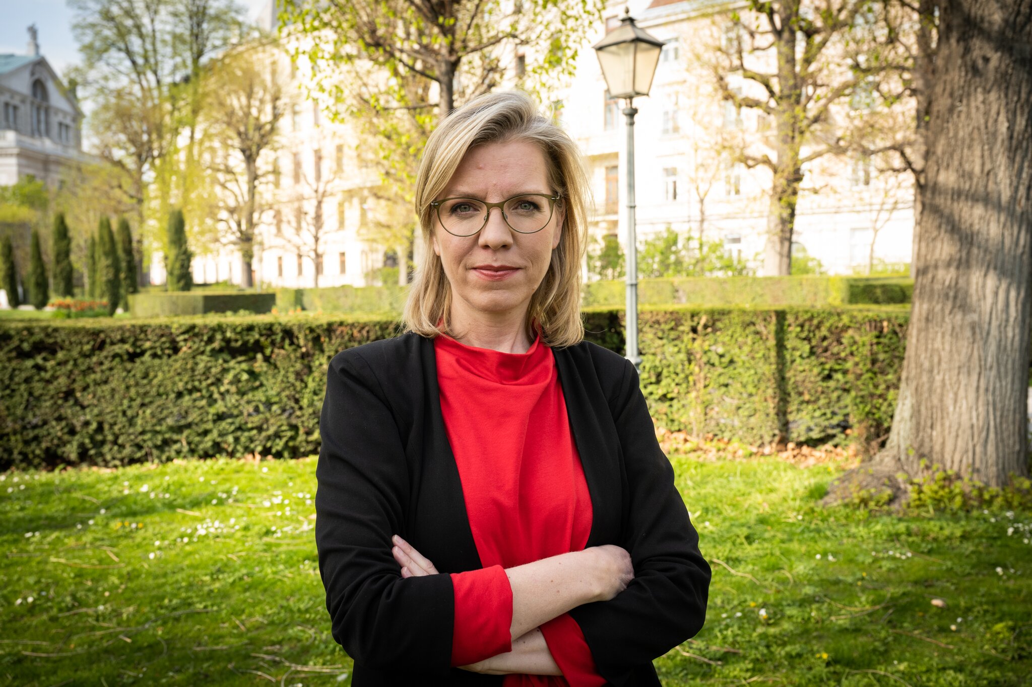 Masterplan Gehen Umweltministerin Leonore Gewessler auf Rundgang in