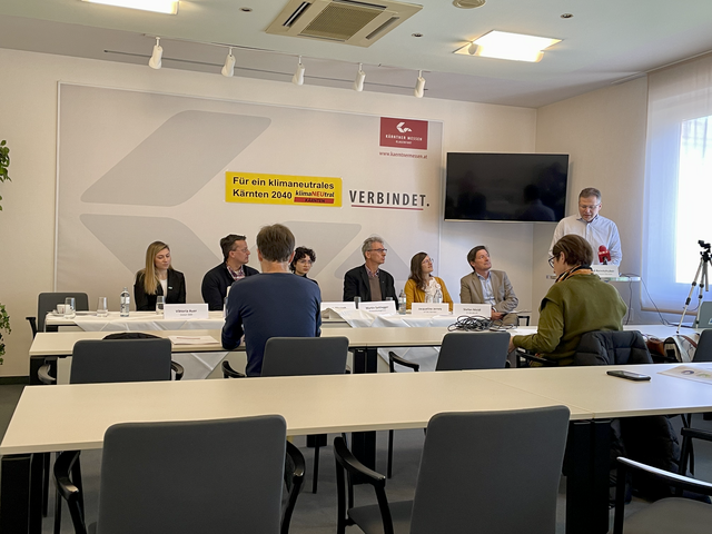 Bei der Pressekonferenz wurde die Plattform KlimaNEutral Kärnten vorgestellt. | Foto: MeinBezirk.at