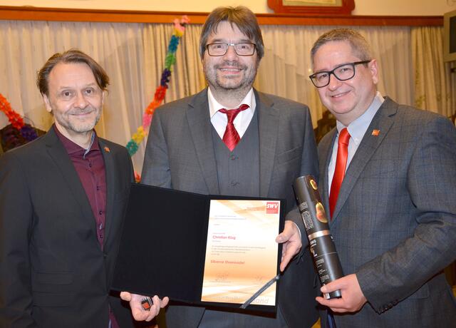 V.l.: SWV NÖ-Landesgeschäftsführer Gerd Böhm, SWV NÖ-Vizepräsident Christian Klug und SWV NÖ-Präsident Thomas Schaden.  | Foto: SWV NÖ