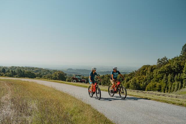 Unterwegs auf der Weltstein-Runde. | Foto: WGD Donau Oberösterreich Tourismus GmbH-CM Visuals 