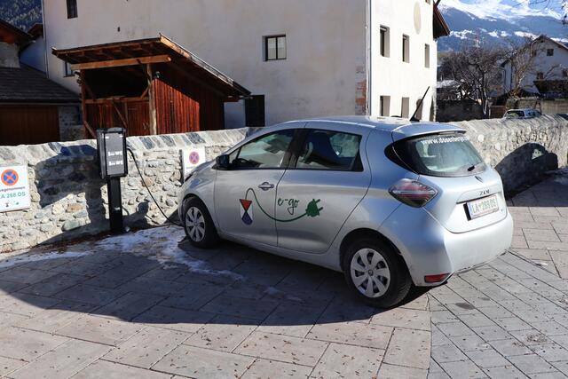 Das E-Carshating der Gemeinde Prutz. | Foto: Othmar Kolp