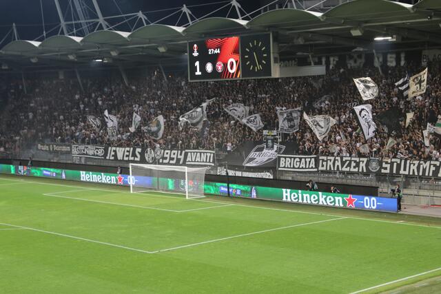 Tolle Stimmung erwartet: Beim morgigen Aufeinandertreffen ist die Merkur Arena restlos ausverkauft. | Foto: GEPA