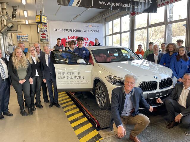 Das Fahrzeug wurde von der BMW Group und BMW Gönitzer gesponsert. | Foto: MeinBezirk.at