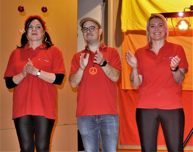 Ingrid Zimmerling, Florian Koch und Kristina Spindler sorgten für Stimmung.