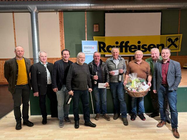 Die Sieger und Platzierten beim Bezirks-Preisschnapsen des Bauernbundes Deutschlandsberg | Foto: Bauernbund