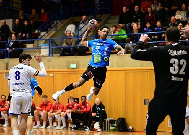 Raul Santos traf gegen Hard zwölf Mal ins Schwarze. | Foto: Bernd Haider