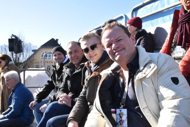 LA Patrick Haslwanter, NAbg. Peter Wurm, GR Michael Henökl und GR Jürgen Mayer ließen sich das bunte Treiben nicht entgehen.  | Foto: Kendlbacher