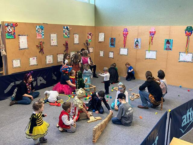 Der eigene Bereich für die kleinsten Gäste wurde sehr gut angenommen | Foto: Kinderfreunde Fischbach