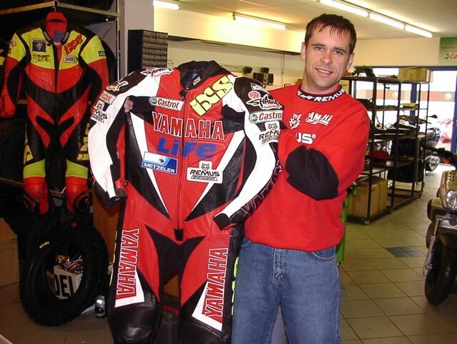 Horst Saiger damals, bei Yamaha Plattner in Knittelfeld. Foto Ainerdinger