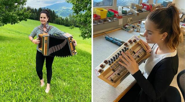 Die Harmonikamachermeisterin kennt jeden noch Bestandteil des Instruments bis ins kleinste Detail.  | Foto: Privat