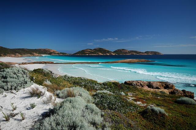 Am Strand von Esperance in Australien. | Foto: Wolfgang Kunstmann