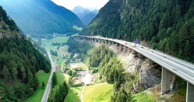 Aktueller Blick auf die Luegbrücke | Foto: Visualisierung DI LA Achhorner