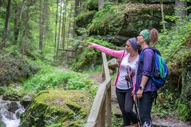 Abschalten und Genießen heißt es auf der Herzklopfen-Runde - Wolfsschlucht | Foto: Bruno Brandstetter