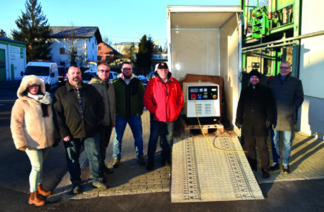 Das Projekt-Team beim Probelauf. | Foto: Stadtgemeinde Mattighofen