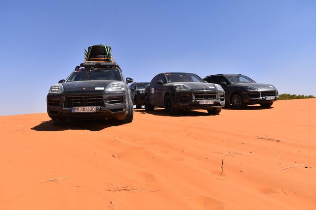 „Wer einen Porsche Cayenne erwirbt, soll wissen, dass dieser auch außergewöhnlich hohen Belastungen standhält – unabhängig vom befahrenen Untergrund.“, so der Teamleiter für Prototypen Aufbau und Erprobung des Cayenne.  | Foto: Porsche