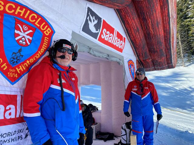 Diese Symbolbild des Skiclub Saalbach-Hinterglemm zeigt, wie das Starthaus für die WM-Rennen 2025 aussehen könnten. | Foto: Land Salzburg/Melanie Hutter